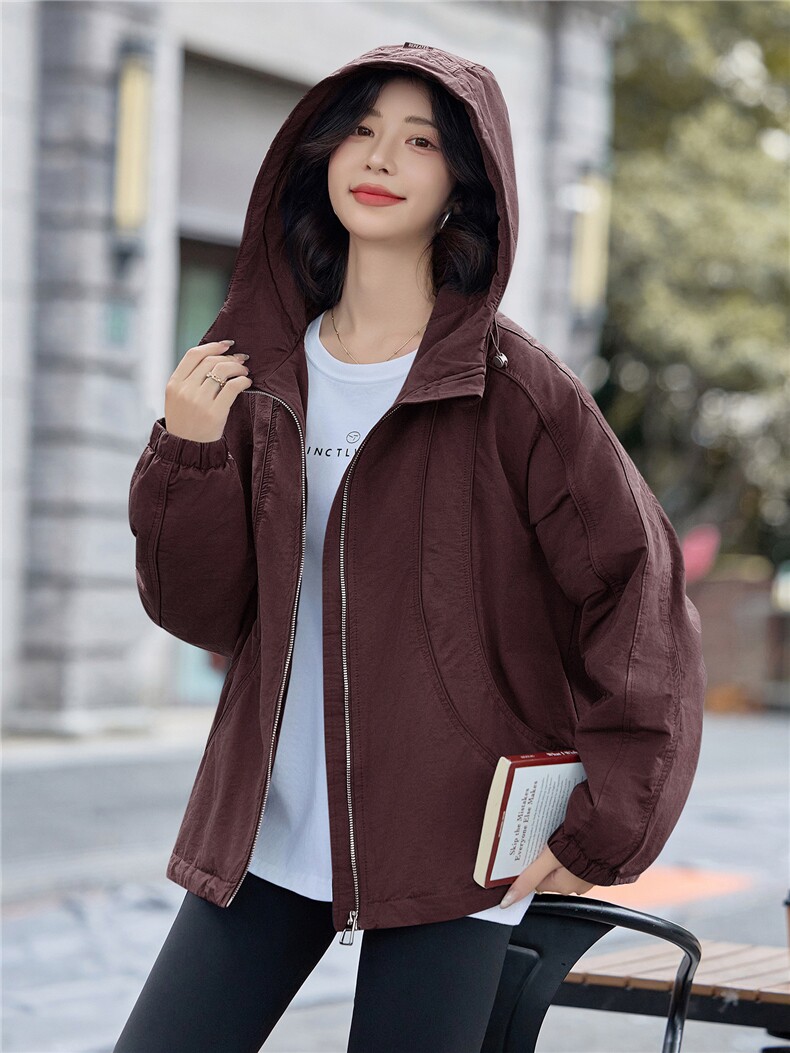2025年冬季休闲连帽派克服,女装派克服,文熹诺