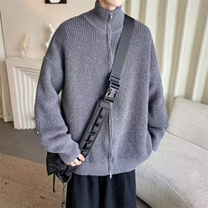 F448P55秋冬新款男女同款毛衣外套时尚宽松日系，男装针织衫/毛衣，星座512-6