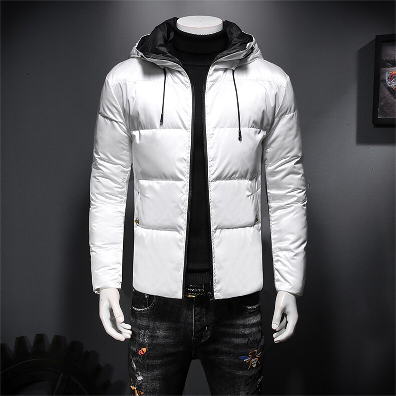 7131冬季加厚御寒保暖蚕丝棉服连帽休闲小蜜蜂刺绣棉衣,男装棉衣,钱塘2010-1