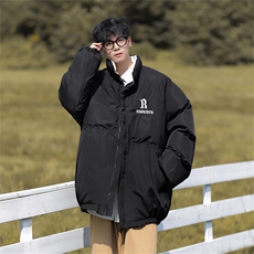F65-P702024冬季潮牌保暖棉服棉衣美式复古立领面包服外套男，男装棉衣，星座512-6
