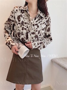 豹纹衬衣，大补单图片