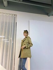 秋装新款现货风衣，女装风衣，艾涵o