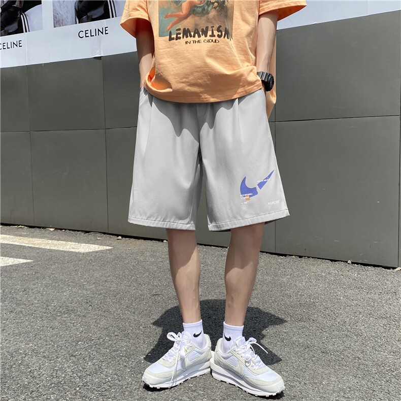 冰丝百搭夏季休闲休闲百搭五分运动风短裤DK520-特批20,男装休闲裤,星座718-1
