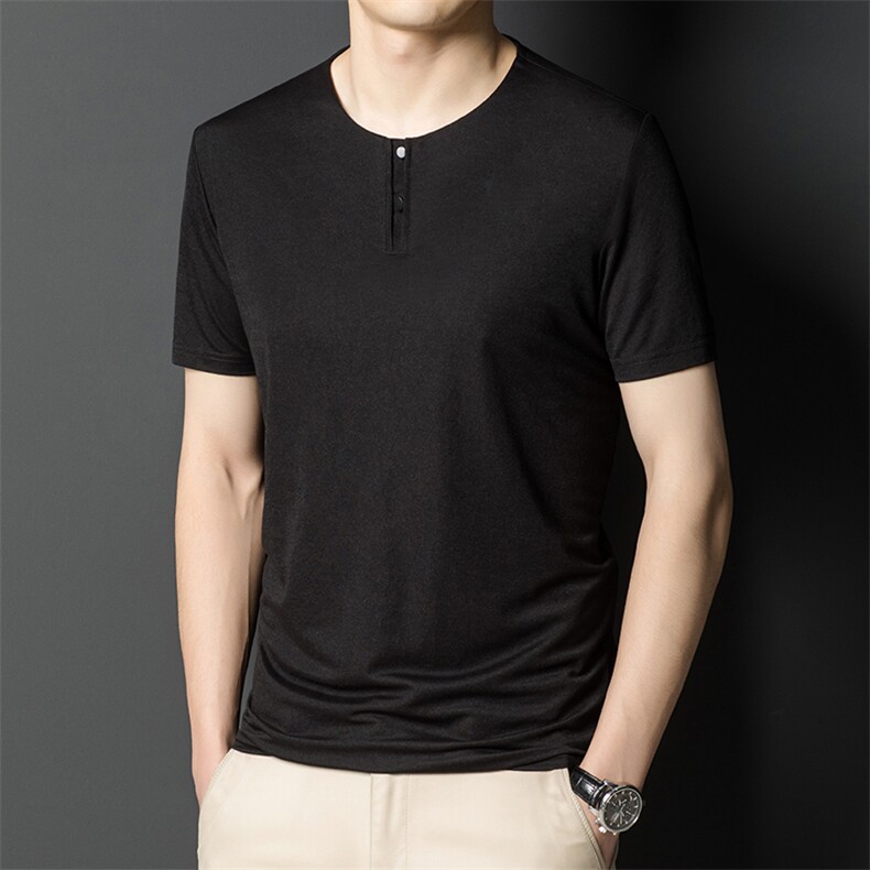 风纯棉T恤短袖男2023夏季棉麻潮流半袖圆领上衣服BL8016-P60,男装T恤,星座1105-3