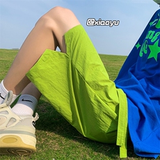 休闲短裤男款夏季运动冰丝速干宽松直筒伞兵美式潮牌机能五分裤子，男装休闲裤，星座512A（原616）