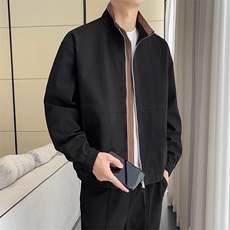 美式复古立领外套男士秋季新款休闲夹克JK02568-P86，男装夹克，星座308B-2