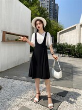 夏季假两件连衣裙，女装连衣裙，唯美