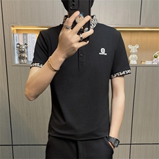 PL030-特P40控65夏季短袖t恤男士翻领刺绣polo衫上衣男体恤，男装Polo衫，电商D310B-1