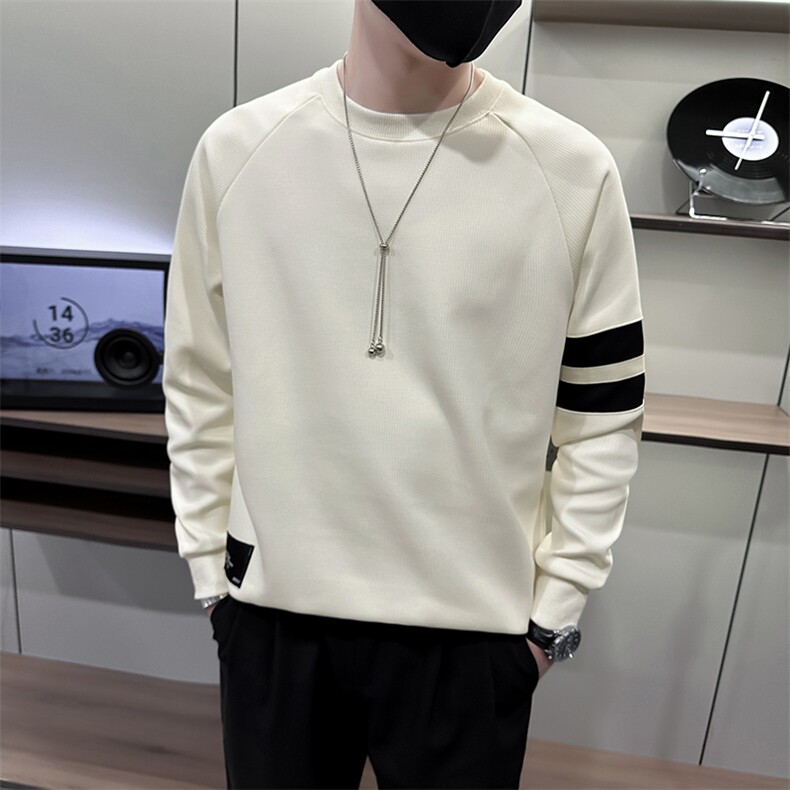 插肩袖圆领宽松套头卫衣男2024春秋季新款长袖外套A368-WY402-P58,女装短外套,电商A368