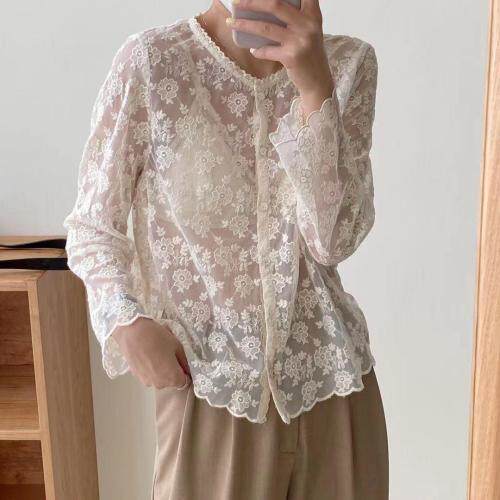 韩系蕾丝防晒，女装，素宇 SUYU