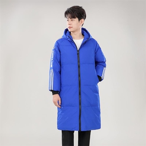 新款直播可二开韩版跨境长款羽绒服男加厚面包服外套潮yr905-p105图片