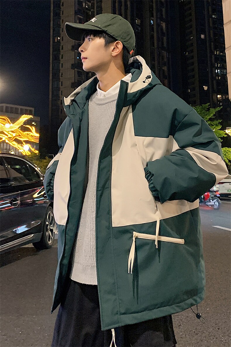港风棉衣男宽松防风防水加厚冲锋衣棉衣外套MY8818-P98,男装棉衣,星座1204-3