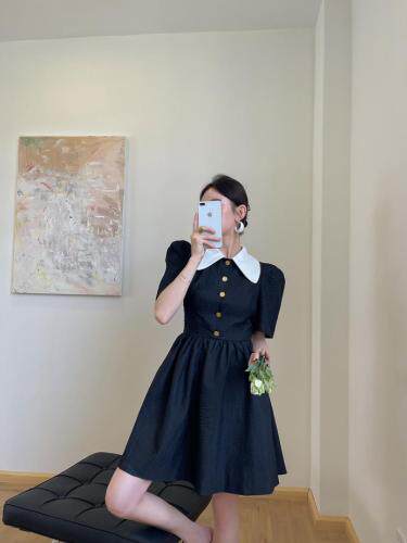 【新款上新】现货～翻领短袖连衣裙，女装连衣裙，LION&CAT(2F)