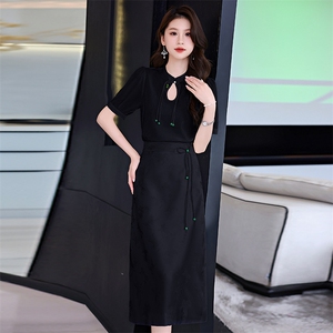 新中式国风时尚套装女夏高级感2024新款今年流行气质套装裙两件套图片