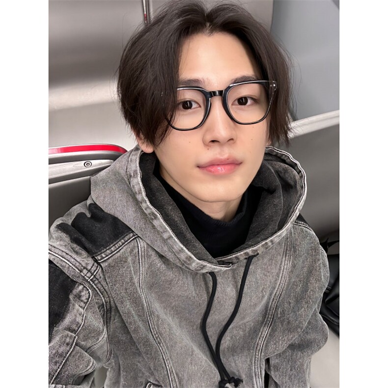 【有货】拼接牛仔卫衣男款春秋高级感痞帅水洗夹克JK8622LL-特P75,男装夹克,星座1007（原301D）