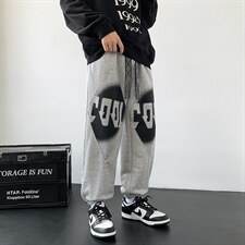 22秋新款港风休闲宽松oversize长裤休闲裤B266-X826-P50，男装休闲裤，星座B257-1