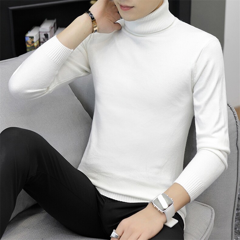 1018-1-M136-P19跑量款高领针织衫男士毛衣时尚帅气4XL到5XL22，男装针织衫/毛衣，星座1018-1​