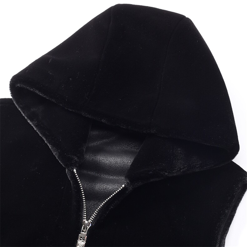 冬季中年男士金貂绒马甲休闲夹克男连帽背心外套SNNJDR11810-P220,男装背心/马甲,电商B212（原钱塘6029）