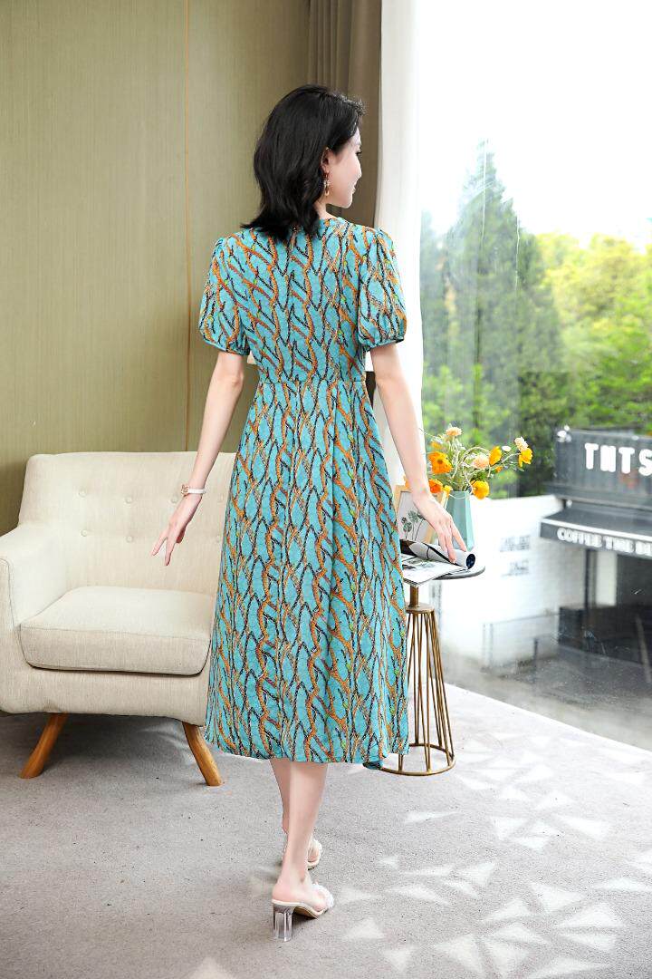 现货～新款连衣裙～气质款L到4XL，女装连衣裙，欧雅思丹尔