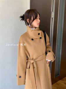 2021隽末立领气质显瘦双面羊绒大衣 4个颜色SM,其它,Jarmore隽末