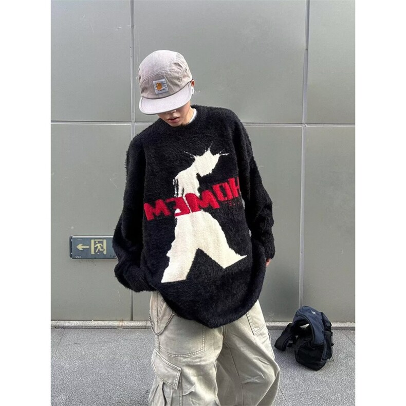 MM388-P57潮牌新款帅气百搭圆领针织打底毛衣,男装T恤,星座617A-2