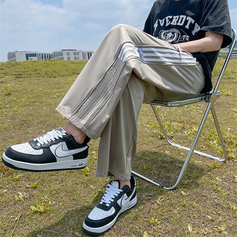 抖音高品质夏季冰丝薄款休闲九分裤男BK231-P45控68,男装休闲裤,电商B370