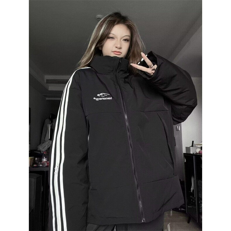 美式复古运动立领棉袄男女款冬季棉服防寒服潮牌情侣外套棉衣,男装棉衣,星座506A