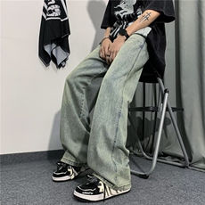 日系牛仔裤ins长裤慵懒潮夏季时尚原宿青春流行潮流新款百搭男，男装牛仔裤，星座716-4