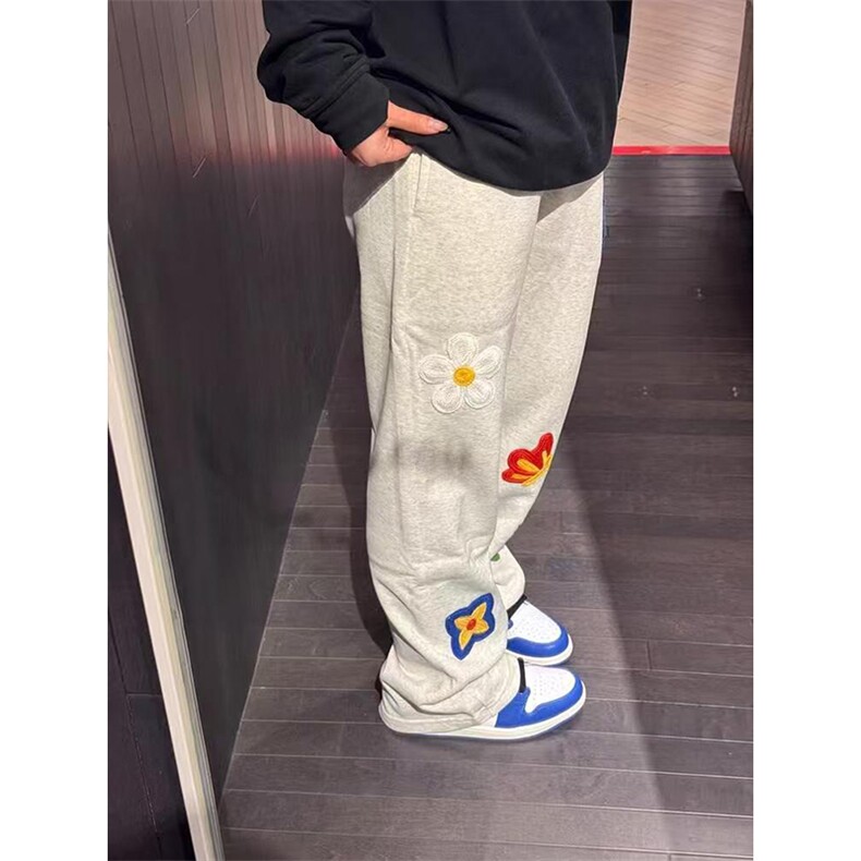 【现货原版一比一】春夏基础花卉休闲卫裤610A-特P48-KZ066,男装休闲裤,星座610A