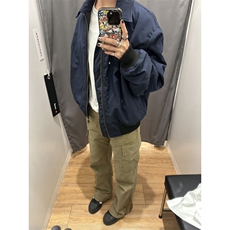 【有货】cleanfit藏青短款外套男美式高街飞行员夹克P15CC-特P55，男装夹克，星座1007（原301D）