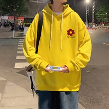 WY2257-P35纯棉连帽卫衣男大码运动帽衫宽松薄外套男，男装卫衣，电商A040