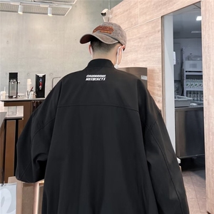 美式复古高街工装多口袋飞行员棒球服外套 JK35 P68图片