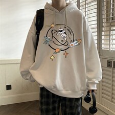 纯棉连帽卫衣男大码运动帽衫宽松薄WY2142-P35加绒款-P40，男装卫衣，电商A040