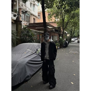 2025春秋季新款外套男高级感痞帅美式翻领行政夹克潮流W6702-P64图片