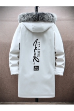 主推款男士派克服中长款冬季加绒加厚风衣连帽外套JR917-P90，男装风衣，星座301D(原星座1004-8）