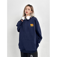 1506-1/WW061/P48工艺刺绣连帽卫衣男新款时尚宽松上衣，男装卫衣，星座1506-1