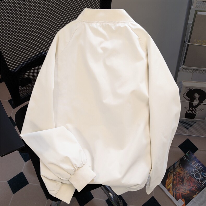 1506/QBF070/P49潮牌美式徽章印花飞行员夹克男拉链棒球服ins外套,男装夹克,星座1506