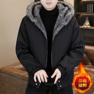 MA19-P120 座山雕冬季新款加棉加厚帅气派克服宽松学生时尚棉服图片