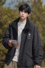 DT2221-TP125控价168冬季加厚保暖Cityboy加绒印花两面穿棉衣男，男装棉衣，电商A102-1