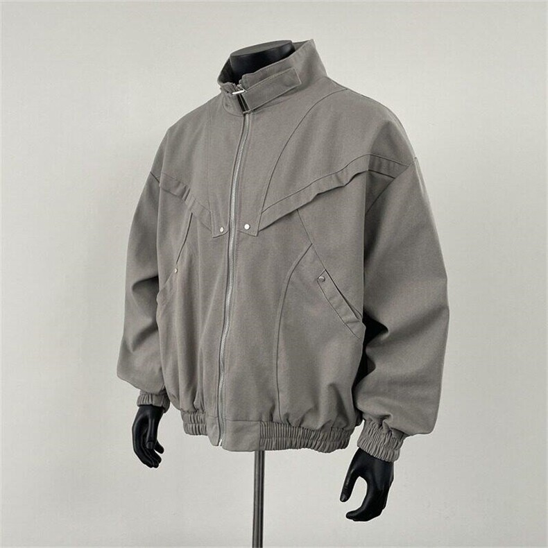HY691LL-特P95Cleanfit解构风工装外套男高级感痞帅夹克，男装夹克，星座1007（原301D）