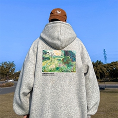 抖音得物供货可提供视频春装重磅美式宽松连帽卫衣DL2398，男装卫衣，电商A486-1