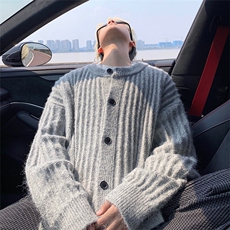 毛衣男秋冬新款港风宽松针织毛衫MYA6-P65，男装针织衫/毛衣，星座214-3