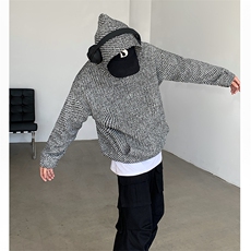 WY03-P65-小香风套头卫衣男女ins潮流休闲百搭连帽卫衫，男装卫衣，电商B327