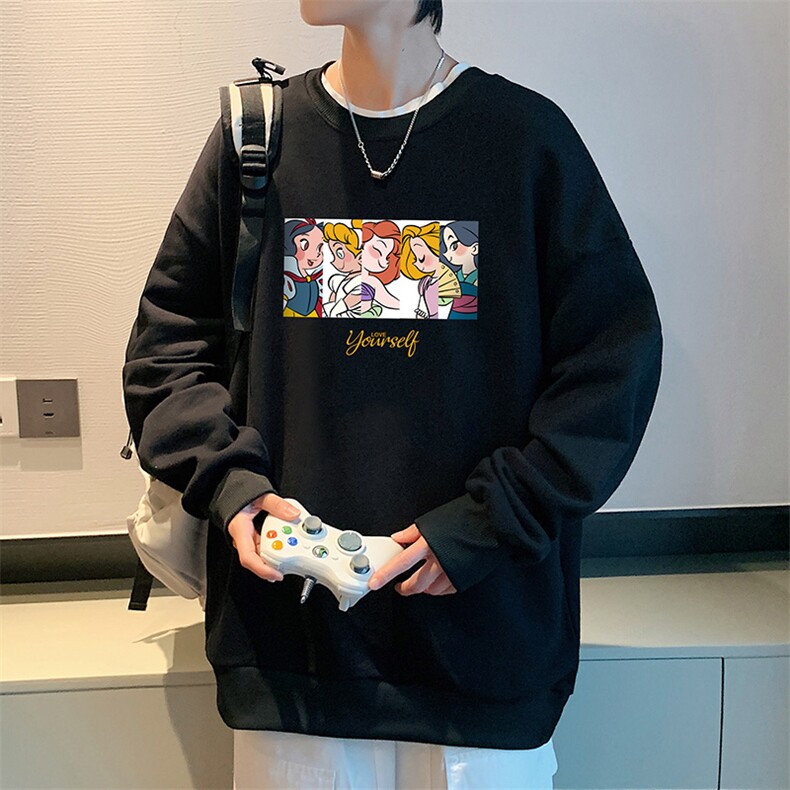 8XL圆领卫衣男超大码胖子肥佬大号长袖t恤S6396-P28图片
