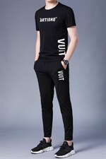 男士运动套装夏季新款2023新款短袖t恤宽松休闲长裤子两件套，男装休闲套装，电商B212（原钱塘6029）