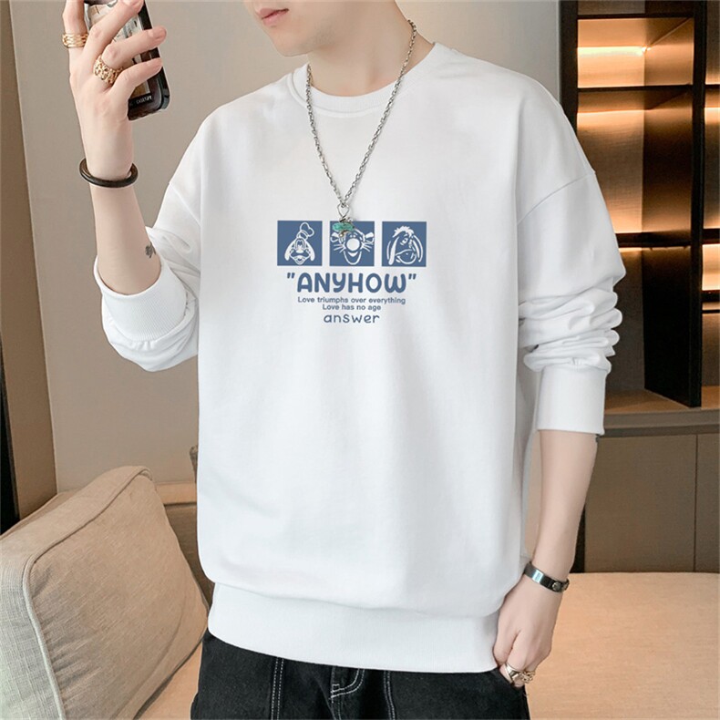 抖音直播货源现货2025秋冬新款男士印花卫衣大码休闲F187,男装卫衣,星座1816-2（原1210–2）