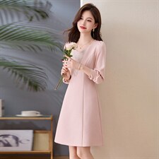 2026春季新款简约时尚休闲女装连衣裙，女装连衣裙，美沁