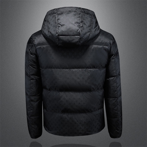 2024冬装新款连帽羽绒服男图片