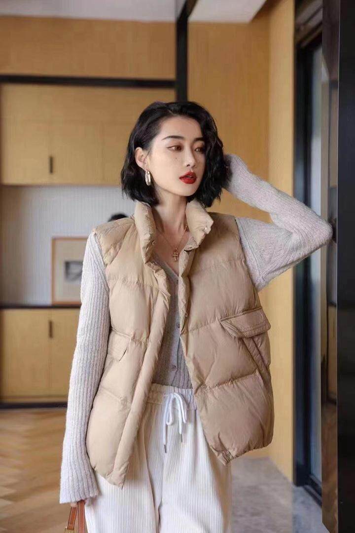 羽绒马甲，女装马甲，英稼琦