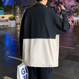 防风休闲2024潮牌男士冲锋衣春秋季连帽防水外套户外夹克J07/P55图片
